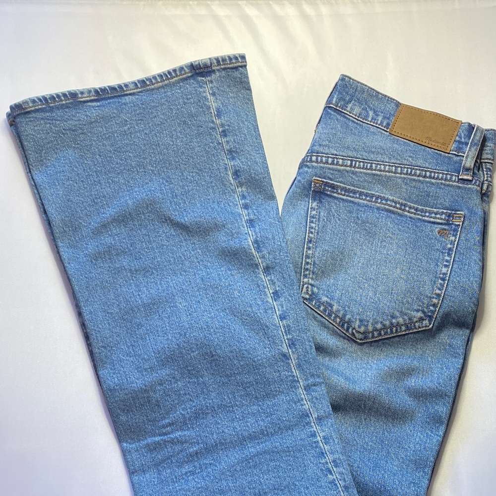 Madewell Women's Boot Cut Jeans - Light Blue